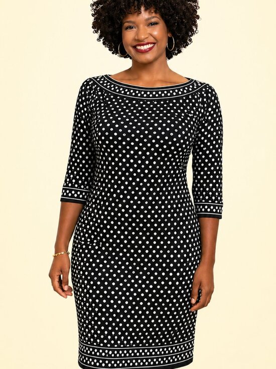 Max Studio Dresses & Skirts - NWT Medium black & white dress, polka dots. Special Occasion. Classy. Dressy.